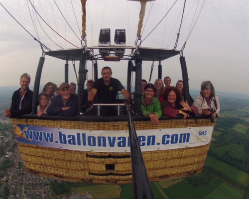 Ballonvlucht vanaf de Pettelaar in Den Bosch